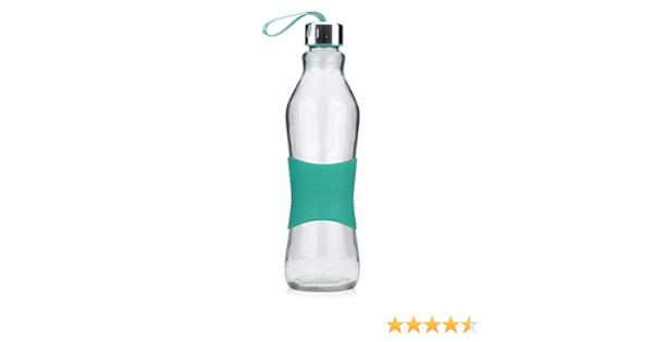 Grip & Go Botella de vidrio para beber/ para nevera 1.0L ...