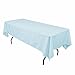 Gee Di Moda Rectangle Tablecloth - 60 x 102 Inch Baby Blue Table Cloth for 6 Foot Rectangle Table - Heavy Duty Washable Fabric - for 6 Ft Buffet Table, Holiday Party, Dinner, Wedding & Baby Shower