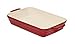 Baker's Advantage Ceramic Rectangular Baker, 9-by-13-Inch, Red