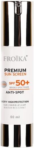Froika Premium Sunscreen SPF50+ Anti-Spot 50ml Fotopharmacy UVA UVB IR Blue