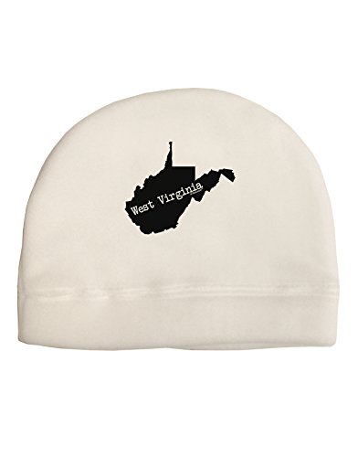 TooLoud West Virginia - United States Shape Adult Fleece Beanie Cap Hat