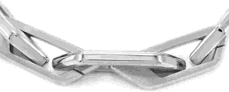 Herren Silberfarbenes Edelstahl Armband, DX1577040