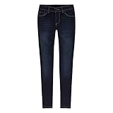 Levi's Big Girls' 710 Super Skinny Fit Performance Jeans, Iron Sky, 14