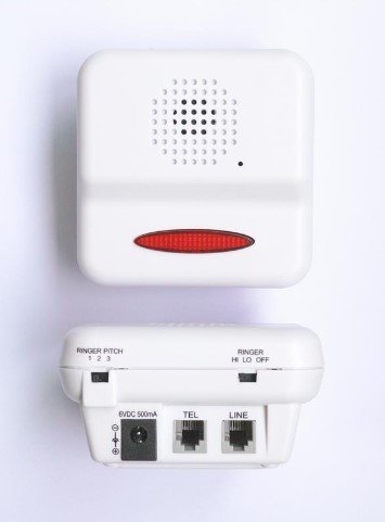 No Busy Phone Line Adapter - Loud Ringer Flasher