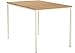 Zinus Dessa Modern Studio Collection Soho Dining Table / Office Desk / Computer Desk / Table Only, White