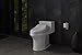 KOHLER K-4737-0 C3 125 Elongated Warm Water Bidet Toilet Seat, White with Quiet-Close Lid and Heated Seat, Automatic Deodorization and Nightlight
