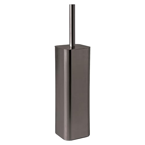 Gedy TONGA BRUSH, Stainless Steel chromall, Gunmetal, 8,3x8,3x38cm