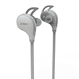 Bluetooth Headphones,Bluetooth Earbuds,Sophia Shop Bluetooth 4.1 Wireless Stereo Earphones Noise Cancelling Lightweight Sweatproof Headset with Microphone for Sports/Running/Jogging/Gym-White/Grey