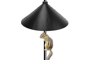 2Pcs Squirrel Flapper, Universal Squirrel Proof Baffle Bird Feed Guard and Bird Houses Unique Wrap Around Squirrel Baffle Rod