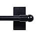 H.VERSAILTEX 4 PACK Magnetic Curtain Rods for Metal Doors Multi-Use Adjustable Rods Tool Free for Iron and Steel Place 1/2