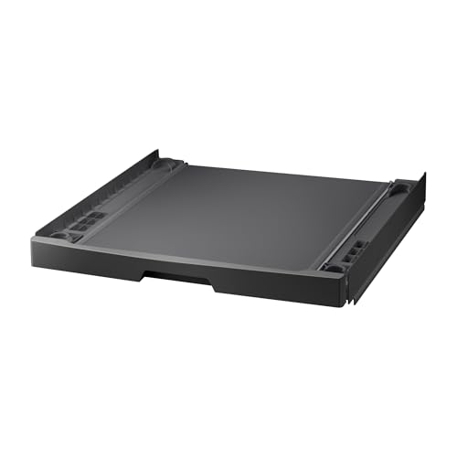 Samsung SKK-UUB Zwischenbaurahmen, Zur Verbindung Waschmaschinen und Trocknern, Ablage bis 15 kg belastbar, Original-Zubehörteil, Schwarz