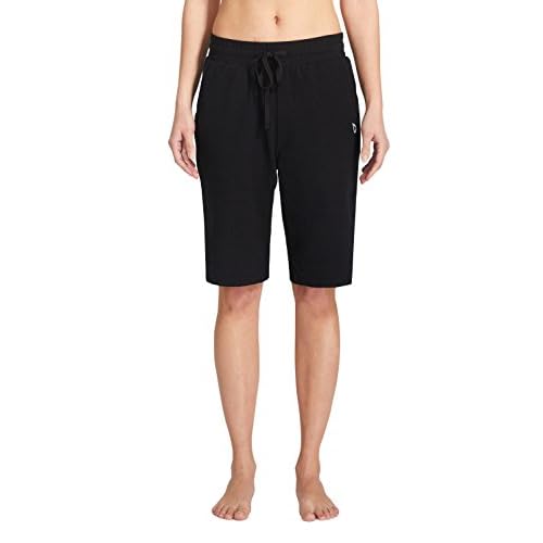 baleaf women's active yoga lounge bermuda shorts with pockets