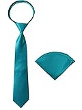 Spring Notion Boys' Satin Zipper Necktie and