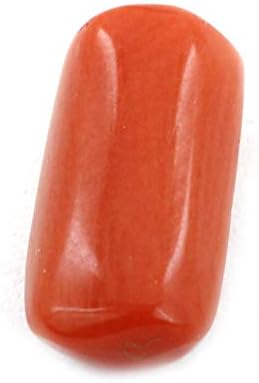 Gems Jewels Online Loose Red Coral 5.50 Carat Certified Natural Red Coral - Monga