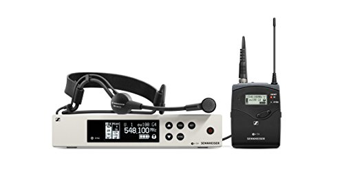 Sennheiser EW 100-ME3 Wireless Cardioid Headset Microphone System-A1 Band (470-516Mhz), 100 G4-ME3-A1