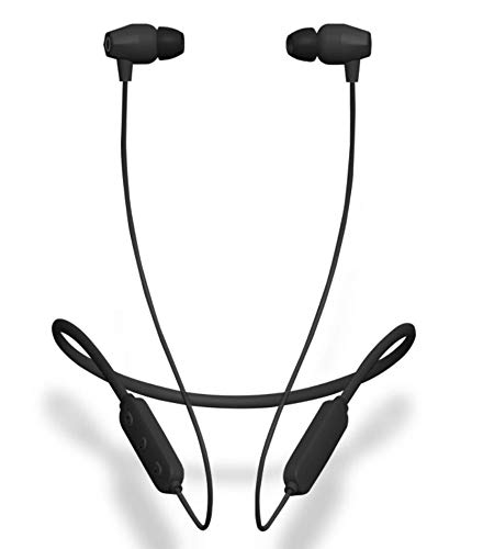 Bluetooth Headphones 4.2 Magnetic, Waterproof Sport Wireless Earbuds, Superior HiFi Bass Stereo with Mic, Ultra Comfort in Ear Headset Sweatproof, 8 Hrs Play Time Noise Cancelling(A6-Black)