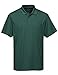 Tri-Mountain Men's 5 oz Moisture Wicking Polyester Shirt w/Pocket Forest Green X-Large