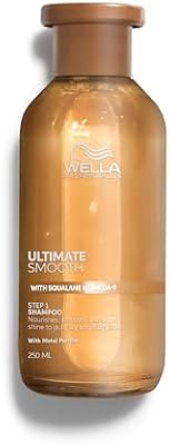 Ultimate Smooth Shampoo - Shampoo Idratante con Squalano e Omega 9 - Ristrutturante Capelli Secchi, Opachi e Crespi (250ml)