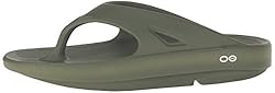OOFOS Unisex Original Thong flip flop , Forest
