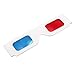 uxcell Red-Blue Cardboard Glasses White Frame 3D Paper Glasses Anaglyph Cardboard for Red and Blue Format Movie/Picture 5pcsthumb 2