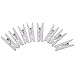 100 pieces Small Wooden Clips | White Clothespins | Decorative Mini Craft Pegs Set For Photos Gift Decoration for Parties