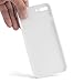 totallee iPhone 8 Plus Case, Thinnest Cover Premium Ultra Thin Light Slim Minimal Anti-Scratch Protective - for Apple iPhone 8 Plus The Scarf (Jet White)
