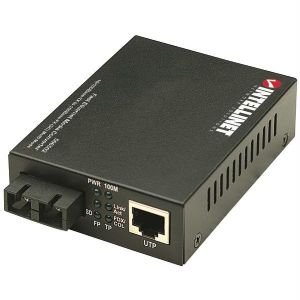 Intellinet 506502 10/100Base-Tx To 100Base-Fx (Sc) Multi-Mode, 2-Km Ethernet Media Converter (Networking / Computer Accessories)
