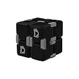 Labvon Fidget Cube in Style With Infinity Cube Pressure Reduction Toy For ADD, ADHD, Anxiety, and Autism Adult and Children(Black)