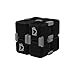 Labvon Fidget Cube in Style With Infinity Cube Pressure Reduction Toy For ADD, ADHD, Anxiety, and Autism Adult and Children(Black)