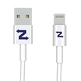 [Apple MFi Certified] ZellousTM (Guaranteed for Life) 3ft iPhone 5 & 6 Charging Cable [Dominant Series] Lighting Cable (High-Speed Charge Technology) 8 pin to USB Sync Cable & Charger (1 Pack)