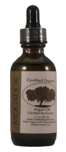 Certified Organic 100% Pure Argan Oil 2oz (60mL)