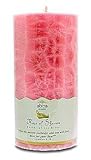 1 X Candle-Rose Of Sharon 3x6 Palm Pillar