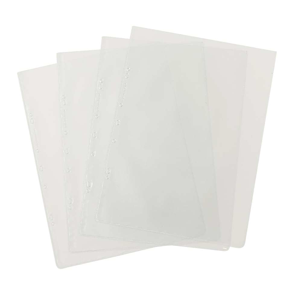 Techstyle A1 Portfolio Sleeves Plastic Sleeves, Pack of 10 Presentation Clear Display Sleeves