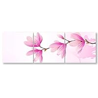 signwin-3 Piece Canvas Wall Art-Romantic Flower-Canvas Prints Home Artwork Decoration for Living Room,Bedroom - 12