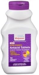 Ultra Strength Antacid Tablets, Calcium Supplement, 72 Chewable Tablets