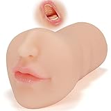 Masturbator Taschenmuschi mit 3D realistischen Mund Vagina Masturbieren Blowjob 