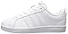 adidas NEO Advantage VS K Sneaker (Little Kid/Big Kid),White/White/Silver,2 M US Little Kid
