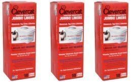 Clevercat Top Entry Litterbox Liners - 3 boxes (30 liners) by Clevercat