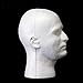 Male White Color Manikin Head Model Wig Glasses Stand Styrofoam Foam Mannequin Hat Display Stand