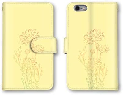 Amazon Co Jp Iphone8 Plus スマホケース 手帳型 花 シンプルデザイン イエロー 4番 スマホカバー かわいい おしゃれ 携帯カバー アイフォン8 プラス ケース 家電 カメラ