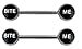 Pierced Owl 14GA Bite Me Nipple Barbells, Sold as a Pair