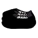 Best BASIC Casual No Show Socks for Men - Guaranteed Non-Slip - Black Large 3 pairs