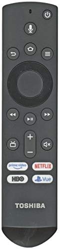 Toshiba CT-RC1US-19 OR Insignia NS-RCFNA-19 Hearth TV Distant Management [Original/OEM] – RF/Good/Voice Distant for Toshiba 50LF621U19 55LF621U19 50LED2160P 55LED2160P 49LF421U19 TF-50A810U19
