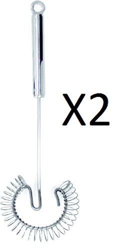 Norpro Stainless Steel Krona Sauce Master Gravy Whisk 11.5" Flexi Coils (2-Pack)