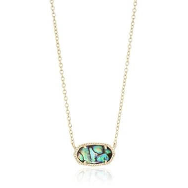 Kendra Scott Elisa Pendant Necklace for Women, Fashion Jewelry, 14k Gold-Plated