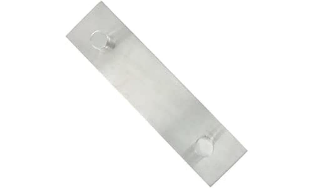 Merriway BH04683 Single Robe Hook x 2, Concealed Fittings with Stainless Steel Finish Coat Steel Fixing — image 1
