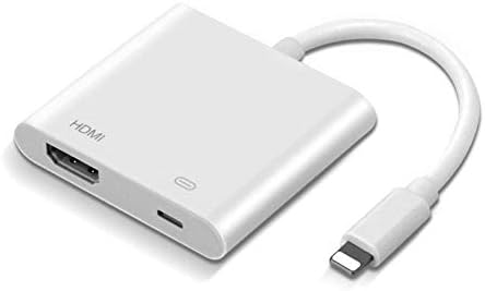 Lapkit 2019 Latest Plug and Play 1080P Audio AV Connector,Compatible with Phone,X, 8, 7, 6,5 pad, pod,HDMI Adapter Converter, Digital AV Adapter, Mirror Screen