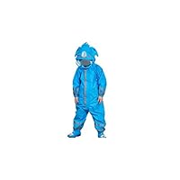 Kids Raincoatkids Raincoat Rain Pants Children Cartoon Waterproof Poncho Impermeable Rain Coat,Blue,L