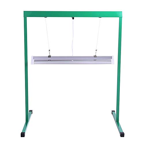 iPower 24W 2 Feet T5 Fluorescent Grow Light Stand Rack for Seed Starting Plant Growing, 6400K