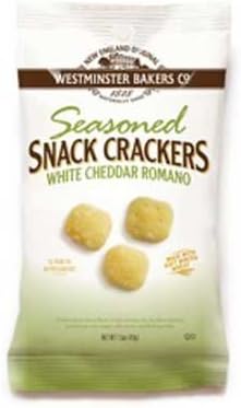 Westminster Cracker Cheddar Romano Oyster Cracker, 1.5 Ounce -- 72 per case.